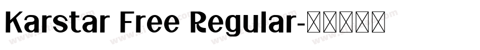 Karstar Free Regular字体转换
